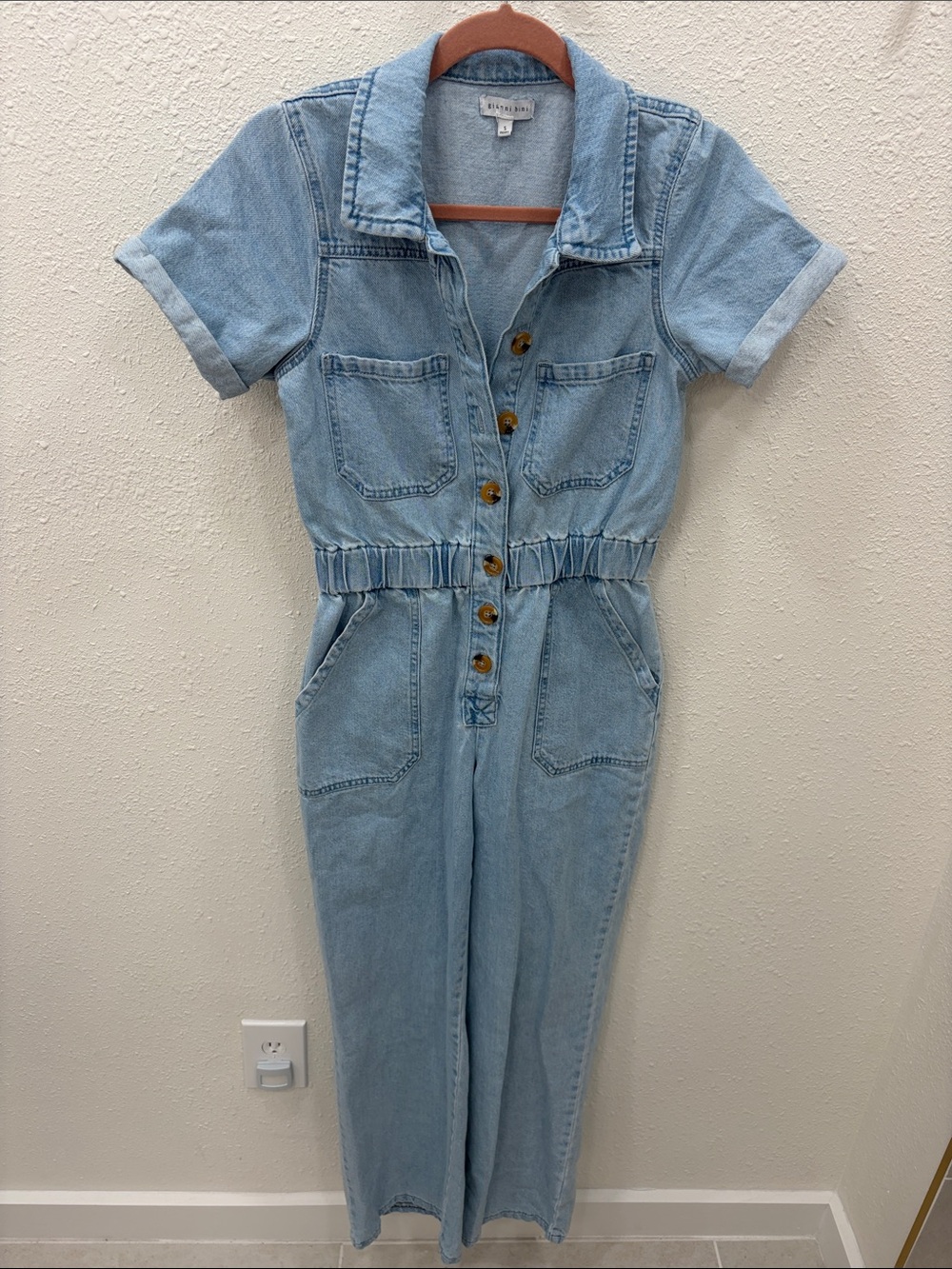 Gianni Bini Light Blue Denim Romper